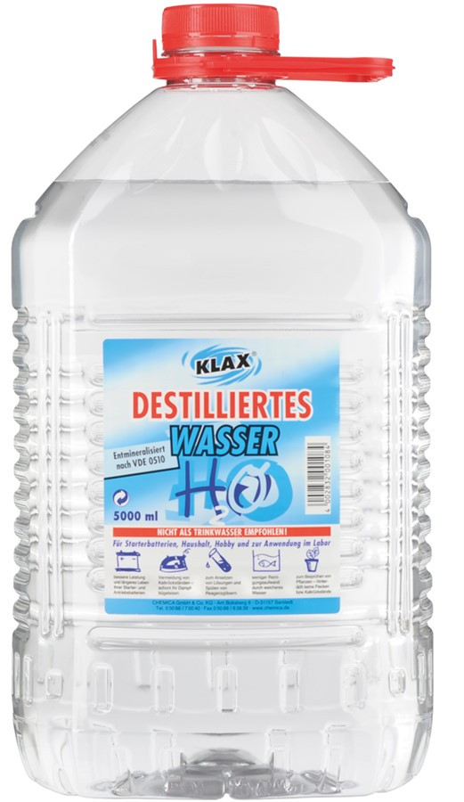 Destilliertes Wasser 20 liter demineralisiert - Lange