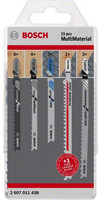 15-teilige MultiMaterial Stichsägeblatt-Sets mit T-Schaft