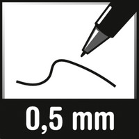 Schneider Tintenrollermine Topball 8501 M 0,5mm schwarz - Lange